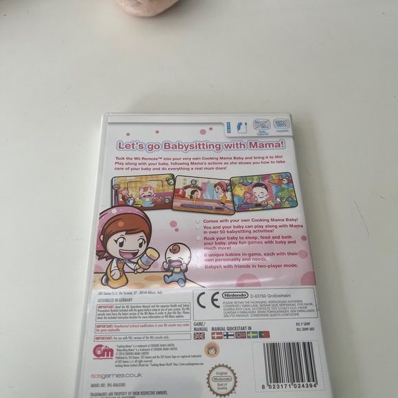 Babysitting Mama Nintendo Wii Game w/Baby Plush Soft Toy PAL UK Complete. - Picture 3 of 9